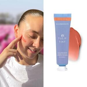 Bloomeffects tulip tints lip & cheek balm crispa coral full size New